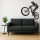Wandtattoo "Downhill" Wandaufkleber Fahrrad Mountainbike schwarz matt
