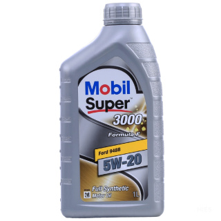 Motoröl Mobil Super 3000 Formula F 5W20 synthetisch für Ford EcoBoost 1.0 L
