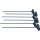 Schraubendreher Satz Condor T-Profil 6-teilig T10-T30 lang T-Griff