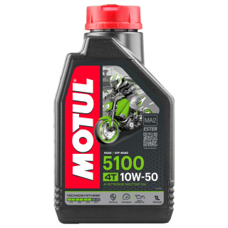 Motoröl Motul 5100 10W50 HC-Synthese 4-Takt 1 Liter