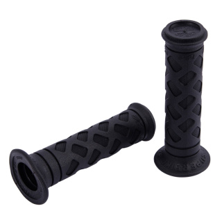 Motorrad Griffgummi "699" soft schwarz für 7/8" 22mm Lenker geschlossen 125 mm