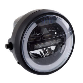 LED Scheinwerfer 6 1/2 Zoll schwarz Hauptscheinwerfer E-geprüft