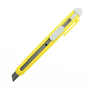 NT- Cutter Fancy 9mm Drucktastenmechanik Auto-Lock FA-120P Gelb