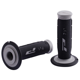 Dual MX Griffgummi "791" grau/ schwarz für 7/8" 22mm Lenker geschlossen 115 mm Progrip