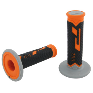 Premium MX Griffgummi "788" orange/ schwarz/ grau für 7/8" 22mm Lenker 115 mm