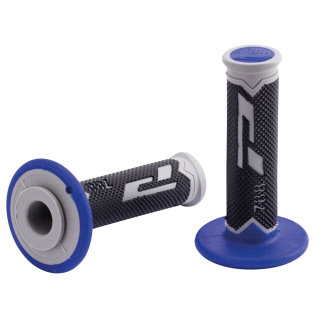 Premium MX Griffgummi "788" grau/ schwarz/ blau für 7/8" 22mm Lenker 115 mm