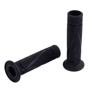 Motorrad Griffgummi "837" schwarz für 7/8" 22mm Lenker offen Road Griffe