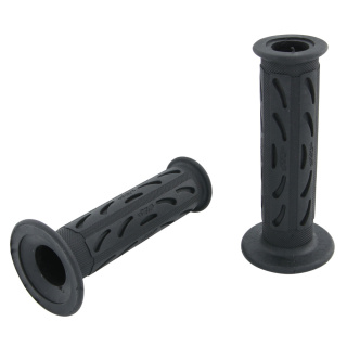 Motorrad Griffgummi "723" schwarz für 7/8" 22mm Lenker offen Road Griffe