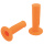 MX Enduro Griffgummi "794" orange fluo geschlossen für 7/8" 22mm Lenker 115mm