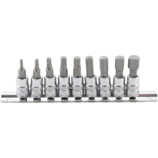 1/4" Bit- Einsatz Satz Innensechskant 9- teilig zöllig 3/32" - 3/8"