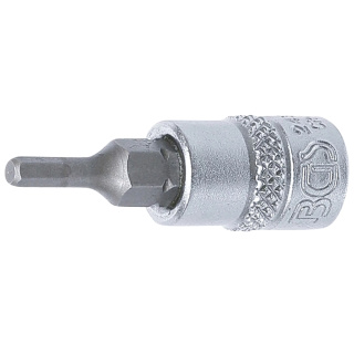 1/4" Stecknuss Bit- Einsatz Innensechskant 3 mm