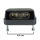LED-Kennzeichenbeleuchtung, schwarz, ABS-Gehäuse, E-geprüft