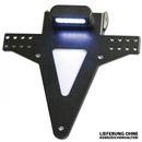 LED-Kennzeichenbeleuchtung schwarz Alu-Gehäuse E-geprüft