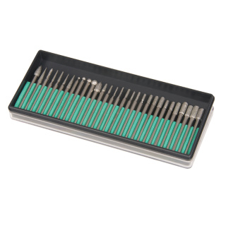 Diamantschleifstifte 30-tlg. Satz - Schaft 3,17 mm