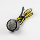LED - Einbau Blinkerset Mini, getönt, Paar, Maße: Ø=20 x T 13 mm, E-geprüft