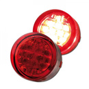 LED - Einbau Rücklicht Mini 20mm, rot, mit Fahrt-...