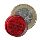 LED - Einbau Rücklicht Mini 20mm, rot, mit Fahrt- und Bremslicht E-geprüft