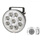 LED-Fernscheinwerfer "Nove", chrom, + Halterung, 9 Power LED s, E-geprüft