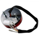 LED-Blinker Rücklichtkombi Round, LED, M6, Paar, Ø 80 mm, für ATV/E-Bike/Motorrad, E-geprüft 
