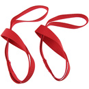 Nylon- Doppelschlaufengurt als Verlängerung, rot, Paar, Maße: B=25 mm x L=45 cm