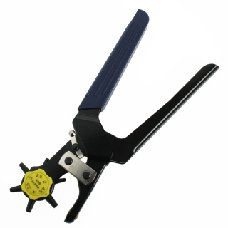 Revolver- Lochzange mit Hebelübersetzung für Lochgrößen 2 - 4,5 mm