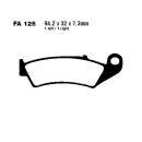 EBC Bremsbeläge vorn passend für Honda CR 125 R Bj. 1987-1994