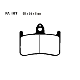 EBC Bremsbeläge vorn passend für Honda RVF 400 R Bj. 1994-1996