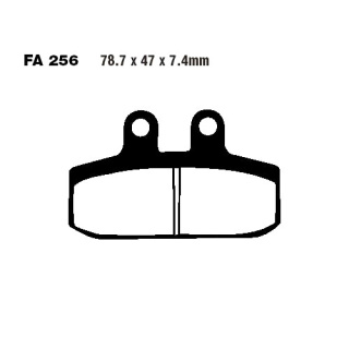 EBC Bremsbeläge hinten passend für Aprilia Mana 850 Bj. 2007-2016