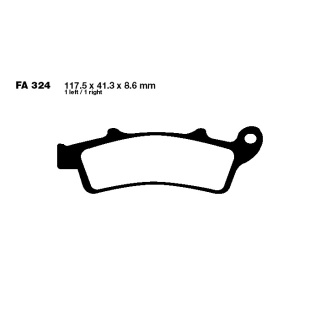 EBC Bremsbeläge vorn passend für Aprilia Scarabeo 200 ie Light Bj. 2011-2012