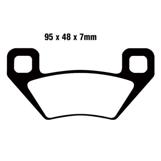 EBC Bremsbeläge vorn passend für Arctic Cat Cat 300 Bj. 2005