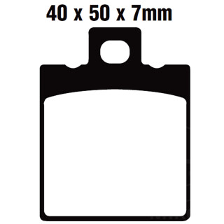 EBC Bremsbeläge vorn passend für Fantic Caballero 50 RC Bj. 1993-1996