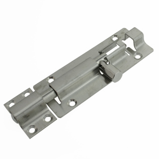 Edelstahl Bolzenriegel 100 mm Gartentorriegel Türriegel Riegel für Gartenzaun