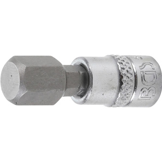 1/4" Stecknuss Bit- Einsatz Innensechskant 10 mm