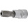 1/4" Stecknuss Bit- Einsatz T-Profil mit Bohrung für Torx T50