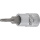 1/4" Stecknuss Bit- Einsatz T-Profil mit Bohrung für Torx T10