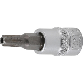 1/4" Stecknuss Bit- Einsatz T-Profil mit Bohrung für Torx T27