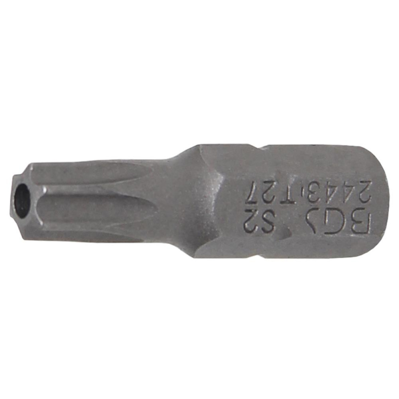 Bitul T BGS Bit T-Profil ( für Torx ) mit Bohrung T27 Länge 25 mm Antrieb 6,3 ...