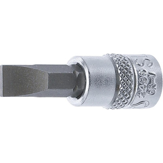 1/4" Stecknuss Bit- Einsatz Schlitz 7 mm