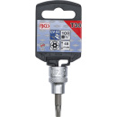3/8" Stecknuss Bit- Einsatz T- Profil mit Bohrung T30
