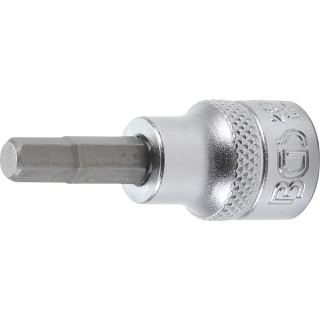 3/8" Stecknuss Bit- Einsatz  Innensechskant 6 mm