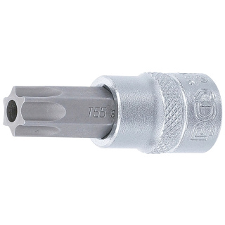 3/8" Stecknuss Bit- Einsatz T- Profil mit Bohrung T55
