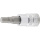 1/4" Stecknuss Bit- Einsatz Innensechskant 3/16"