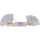 Gewindeschablone Gewindelehre 24 Blatt Steigungslehre metrisch 0,25 - 6,00
