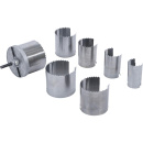 Lochsägen- Satz Ø 26 - 32 - 38 - 45 - 50 - 56 - 63 mm Tiefe 43 mm 7-teilig
