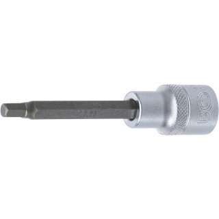 1/2" Stecknuss Bit- Einsatz für Innensechskant 6 mm Länge 100 mm