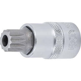 1/2" Bit- Einsatz Innenvielzahn mit Bohrung M16 Stecknuss für XZN