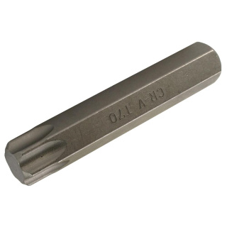 Bit T-Profil T70 Länge 80 mm Antrieb Außensechskant 14 mm