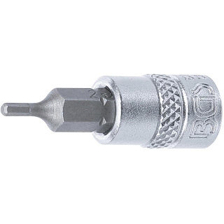 1/4" Stecknuss Bit- Einsatz Innensechskant 2 mm