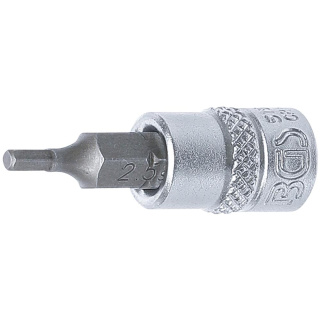 1/4" Stecknuss Bit- Einsatz Innensechskant 2,5 mm