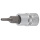 1/4" Stecknuss Bit- Einsatz Innensechskant mit Bohrung 2,5 mm